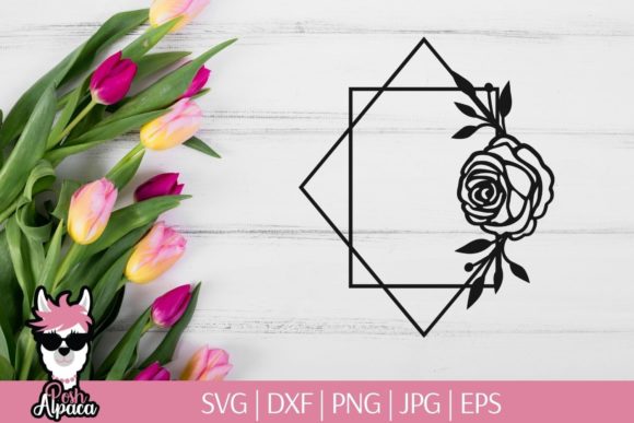 Crafting Elegance: Wedding Geometric Frame Monograms