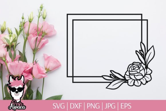 Double Frame with Flowers: A Classic Design Element for Modern Crafting