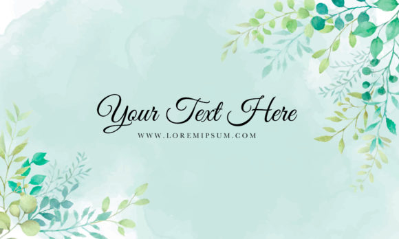 Enhance Your Creative Projects with a Watercolor Leaf Background