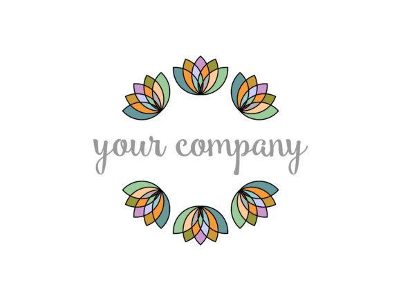 Lotus Flower Frame Vector Logo: A Versatile Asset for Elegant Branding