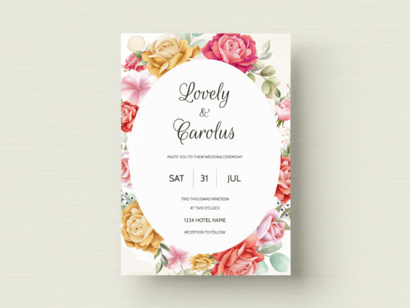 Mastering Design Communication with a Minimalist Flower Wedding Card Set