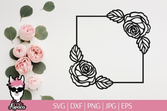 Rose Frame Monogram Designs for Creativity