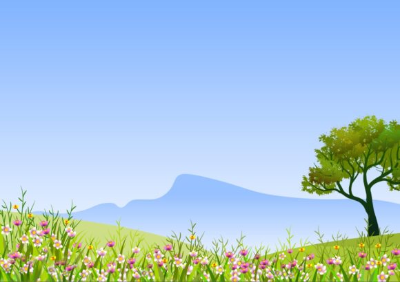 Set of 4 Illustrated Backgrounds: Versatile Digital Art for Creative Projects