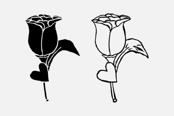 The Beauty of Hand-Drawn Rose Line Art
