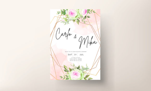 The Blooming Rose Wedding Invitation Template: A Foundation for Elegant Event Communication