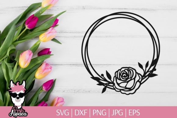 The Elegant Frame with Rose Monogram: Your Ultimate DIY Asset