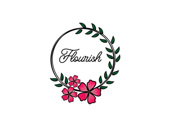 The Flourish Circle Leaf Flower Vector Design Toolkit
